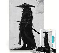 Puzzle da 1000 pezzi con guerriero samurai e shogun per ragazzi, gioco di logica e abilità, rilassante, con taglio preciso, regalo di Natale (50x75cm)