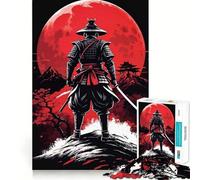 Puzzle da 1000 pezzi con guerriero samurai giapponese per ragazzi, gioco di logica e abilità, divertente e rilassante, con tagli precisi, (38x52cm)