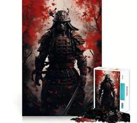 Puzzle da 1000 pezzi con guerriero samurai per adulti e ragazzi, ideale per stimolare la memoria, favorire la calma e favorire la fuga dalla realtà, con taglio preciso e un regalo speciale (38x26cm)