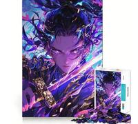 Puzzle da 1000 pezzi con guerriero samurai per ragazzi, gioco stimolante e rilassante, taglio preciso, lista dei desideri di Babbo Natale (50x75cm)