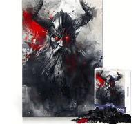 Puzzle da 1000 pezzi con guerriero vichingo berserker per adulti, esercizio mentale, evasione rilassante, incastro perfetto, bel regalo (50x75cm)