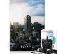 Puzzle da 1000 pezzi con il grattacielo di Tokyo dai bordi lisci, gioco divertente e rilassante, ideale come regalo di compleanno (50x75cm)