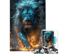 Puzzle da 1000 pezzi con il magico leone bianco Gioco avvincente per coltivare la pazienza ideale come regalo di compleanno per tutta la famiglia (dimensioni 38x26cm)