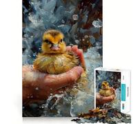 Puzzle da 1000 pezzi con il meme "Pick Up The Duck" per adulti, ideale per stimolare la memoria, passatempo casalingo, assemblaggio di immagini e decorazione murale (38x26cm)