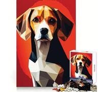 Puzzle da 1000 pezzi con il mio cane Beagle, ideale per adolescenti, stimola la creatività, è un gioco facile e rilassante, perfetto per il tempo libero (50x75cm)
