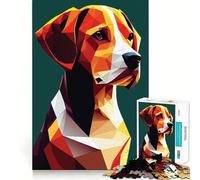 Puzzle da 1000 pezzi con il mio cane Beagle, ideale per adulti e ragazzi, gioco di logica, relax, taglio di precisione, regalo perfetto (50x75cm)