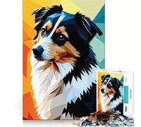 Puzzle da 1000 pezzi con il mio cane, pastore australiano, ideale per adolescenti, per migliorare la memoria, rilassante e divertente, con un design elegante da assemblare (50x75cm)