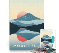 Puzzle da 1000 pezzi con il Monte Fuji in Giappone,taglio preciso,disegno artistico,gioco cognitivo divertente per il tempo libero,scena natalizia (50x75cm)