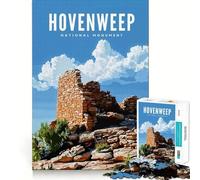 Puzzle da 1000 pezzi con il monumento nazionale di Hovenweep,gioco a incastro senza soluzione di continuità,attività stimolante per la mente,gioco rilassante,divertente,regalo di compleanno,hobby