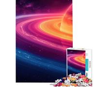 Puzzle da 1000 pezzi con il pianeta Saturno colorato impegnativo da completare perfetto come decorazione e gioco rompicapo per ragazzi dai 14 anni in su 38x26cm