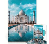 Puzzle da 1000 pezzi con il riflesso del Taj Mahal, ideale per ragazzi, un gioco stimolante per la mente, un passatempo rilassante, con tagli precisi e un regalo delizioso 50x75cm