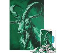 Puzzle da 1000 pezzi con il segno zodiacale del Capricorno gioco educativo e stimolante ideale come regalo per donne uomini e per attività in famiglia (dimensioni 75x50cm)