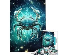 Puzzle da 1000 pezzi con il segno zodiacale dello Scorpione sfida educativa ma divertente e spiritosa decorazione da parete per ragazzi dai 14 anni in su (50x75cm)