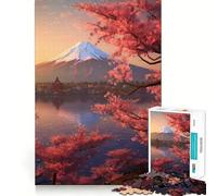 Puzzle da 1000 pezzi con il sereno Monte Fuji, ideale per ragazzi, gioco di logica, gioco di gruppo, taglio di precisione, regalo premuroso (38x52cm)