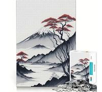 Puzzle da 1000 pezzi con il sereno Monte Fuji per adolescenti, gioco di logica e abilità, rilassante, con taglio preciso, regalo di Natale (50x75cm)