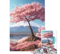 Puzzle da 1000 pezzi con il sereno Monte Fuji sfida per l'intelligenza gioco avvincente per tutta la famiglia adatto anche alle coppie opera d'arte regalo (dimensioni 38x26cm)