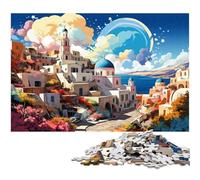 Puzzle da 1000 pezzi con illustrazione a colori del greco Simos puzzle per bambini puzzle di carta giochi educativi per adulti 1000 pezzi (38x26 cm)