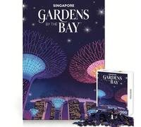Puzzle da 1000 pezzi con illustrazione dei Giardini della Baia di Singapore ideale per ragazzi un gioco che stimola la mente Design rilassante e accogliente perfetto per l'assemblaggio e come regalo