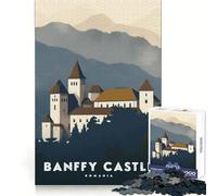 Puzzle da 1000 pezzi con illustrazione del Castello di Banffy, Romania, ideale per adolescenti Sviluppa le capacità mentali, favorisce la calma e il relax Un regalo perfetto (50x75cm)