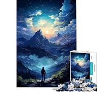 Puzzle da 1000 pezzi con illustrazione di nuvole nel cielo gioco interattivo ed educativo ideale come regalo per il Secret Santa o come decorazione (dimensioni 38x52cm)