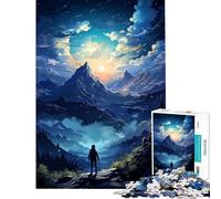 Puzzle da 1000 pezzi con illustrazione di nuvole nel cielo gioco interattivo ed educativo ideale come regalo per il Secret Santa o come decorazione (dimensioni 38x26cm)