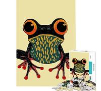 Puzzle da 1000 pezzi con illustrazione di una rana gioco interattivo educativo per ragazzi ideale come sfida o regalo per uomini e donne perfetto per la decorazione della casa (dimensioni 38x26cm)