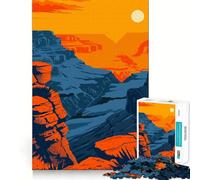Puzzle da 1000 pezzi con immagine del Grand Canyon dell'Arizona,incastro perfetto,gioco creativo,attività per il tempo libero,decorazione natalizia (50x75cm)