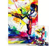 Puzzle da 1000 pezzi con immagine di una donna Yoko Geri e altri personaggi ideale per adolescenti Migliora la memoria rilassa e ti permette di concentrarti sul gioco Dimensioni precise un regalo