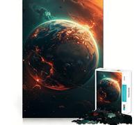 Puzzle da 1000 pezzi con immagini di pianeti e spazio per adulti, ideale per il tempo libero a casa, un'attività divertente e un regalo di compleanno (38x52cm)
