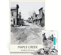 Puzzle da 1000 pezzi con immagini di viaggi nel Saskatchewan, decorazione murale, stimolante da completare, ideale per rafforzare l'amore tra le coppie 38x26cm