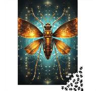 Puzzle da 1000 pezzi con insetti e cielo stellato per adulti, puzzle per adulti, regalo di Halloween dai 14 anni in su, 1000 pezzi (75x50 cm)