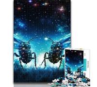 Puzzle da 1000 pezzi con insetti galattici, puzzle da 1000 pezzi per adulti e adolescenti, giochi educativi classici, bellissima decorazione, 26x38cm