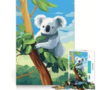 Puzzle da 1000 pezzi con koala australiano,decorazione a incastro,gioco per la mente,regalo,gioco rilassante,regalo di compleanno (38x52cm)