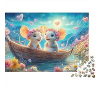 Puzzle da 1000 pezzi con koala tra le foglie autunnali, in robusto cartone, ideale per famiglie con bambini dagli 8 anni in su. Decorazione murale con stampa HD dai colori vivaci, 75x50 cm/1000 pezzi.