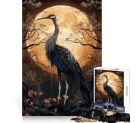 Puzzle da 1000 pezzi con la cicogna nera, tema mitologia, ideale per adolescenti Un regalo significativo e stimolante per il tempo libero e la socializzazione (38x26cm)