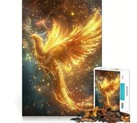 Puzzle da 1000 pezzi con la Fenice, creatura leggendaria, per ragazzi, gioco stimolante per la mente, hobby tranquillo, taglio preciso, regalo stagionale (38x52cm)