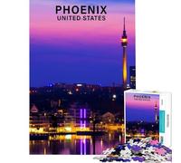 Puzzle da 1000 pezzi con la fenice degli Stati Uniti gioco educativo giocattolo didattico regalo per compleanni decorazione per la casa (dimensioni 38x26cm)