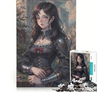 Puzzle da 1000 pezzi con la Monna Lisa in stile anime, gioco rompicapo, sfida impegnativa, ideale come regalo per tutta la famiglia 50x75cm