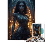 Puzzle da 1000 pezzi con la sexy e malvagia donna cattiva gioco educativo per sfide e giochi ideale come regalo o per passare il tempo durante le vacanze (dimensioni 38x26cm)