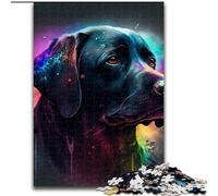 Puzzle da 1000 pezzi con Labrador Fantasy per adulti, 1000 pezzi divertenti da realizzare in famiglia, perfetti per compleanni e feste (dimensioni 50x75cm)