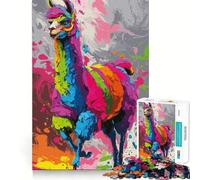 Puzzle da 1000 pezzi con lama arcobaleno per adulti e ragazzi, gioco di abilità rilassante e divertente, con bordi precisi, regalo per le festività (38x52cm)
