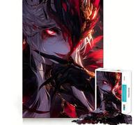 Puzzle da 1000 pezzi con l'aquila in stile anime per adolescenti stimola la memoria, rilassante e divertente, con bordi precisi, un regalo pensato con cura 50x75cm