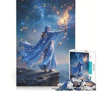 Puzzle da 1000 pezzi con l'arciere celeste e l'arco zodiacale, un gioco antistress, divertente e spiritoso, ideale come decorazione per la scrivania 38x26cm