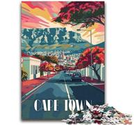 Puzzle da 1000 pezzi con le strade vivaci di Città del Capo per adolescenti e adulti, gioco stimolante e interazione tra genitori e figli in famiglia, 2000 pezzi (70x100cm)