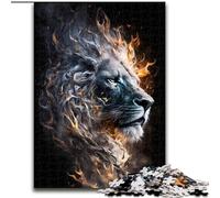 Puzzle da 1000 pezzi con leoni colorati, in cartone, rompicapo stimolante per adolescenti, gioco interattivo per famiglie, 1000 pezzi(26x38cm)