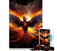 Puzzle da 1000 pezzi con l'immagine di una fenice, ideale per adolescenti Rafforza la memoria, calma e rilassa Bordo di qualità Regalo perfetto (38x26cm)