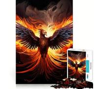 Puzzle da 1000 pezzi con l'immagine di una fenice ideale per allenare la mente degli adolescenti un gioco creativo per momenti di relax e assemblaggio artistico un regalo perfetto per le festività
