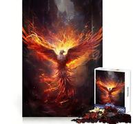 Puzzle da 1000 pezzi con l'immagine di una fenice ideale per allenare la mente degli adolescenti un gioco creativo per momenti di relax e assemblaggio artistico un regalo perfetto per le festività