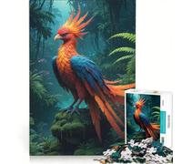 Puzzle da 1000 pezzi con l'immagine fantastica della fenice, gioco interattivo, attività divertenti da fare in casa, ideale come decorazione per la scrivania 50x75cm