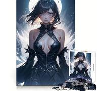 Puzzle da 1000 pezzi con Livia, ragazza anime, ideale per adolescenti, per stimolare la memoria, il relax e il divertimento, con tagli precisi Regalo perfetto (50x75cm)